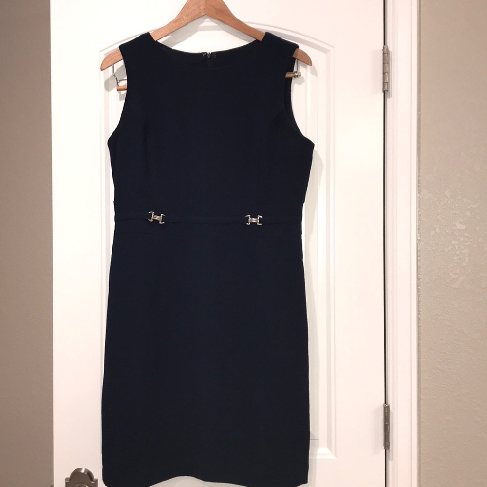 👗Premise Navy Blue Dress